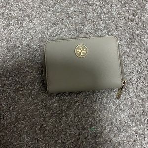 Taupe Tory Burch wallet